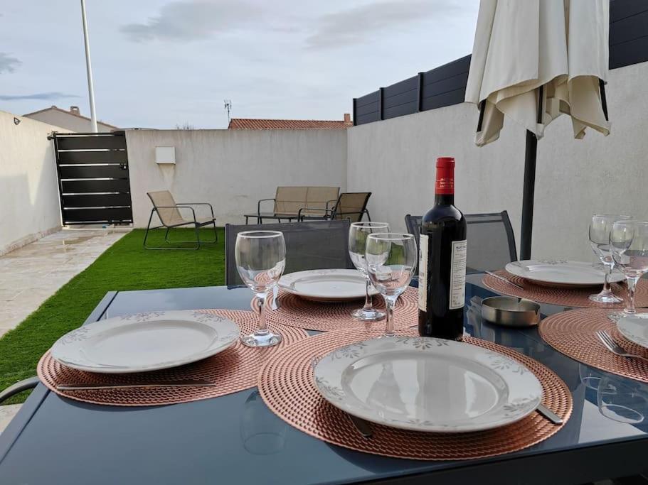 Appartement Chez Roberto/Jardin/Parking à Fos-sur-Mer Extérieur photo